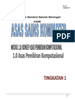 Modul 1.0 KONSEP ASAS PEMIKIRAN KOMPUTASIONAL - Penerangan Umum