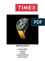Timex - Marketing Mix