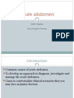 Acute Abdomen