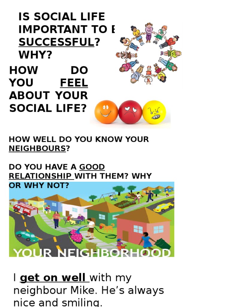 Is Social Life Important To Be Successful? Why? HOW DO YOU Feel About