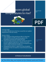 2017 what causes global temperatures to rise-