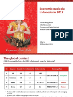 Economic Outlook Indonesia in 2017 Adrian Panggabean Cimb Niaga PDF