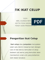 BATIK IKAT CELUP TEKNIK DAN PROSES PEMBUATANNYA