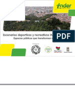 Escenarios Deportivos y Recreativos Inder Medelln - Espacios Pblicos Que Transforman Ciudad PDF