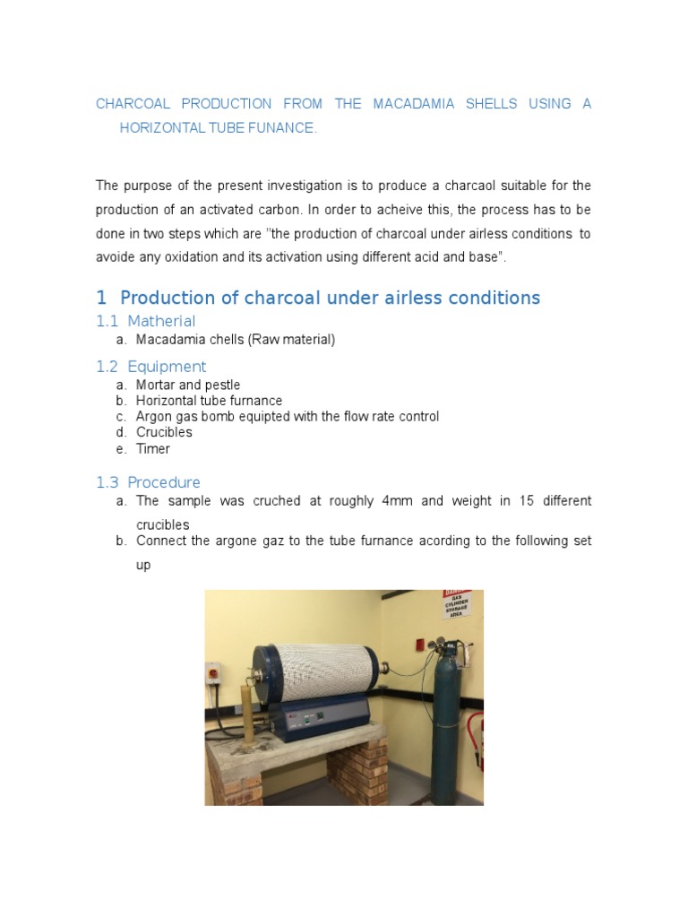Furnace Procedure | Charcoal | Furnace
