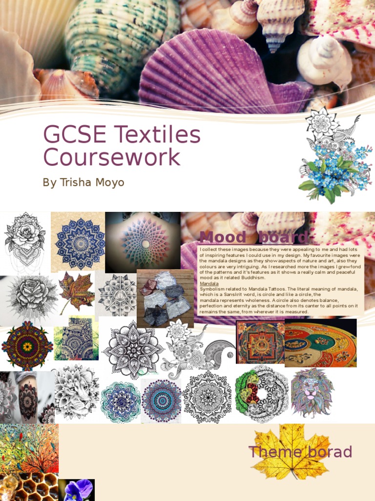 GCSE Textiles Coursework (Autosaved) PDF Mandala Skirt