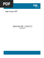 Accpac - Guide - Manual For Workbook PDF