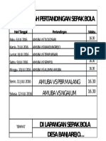 Jadwal Pertandingan