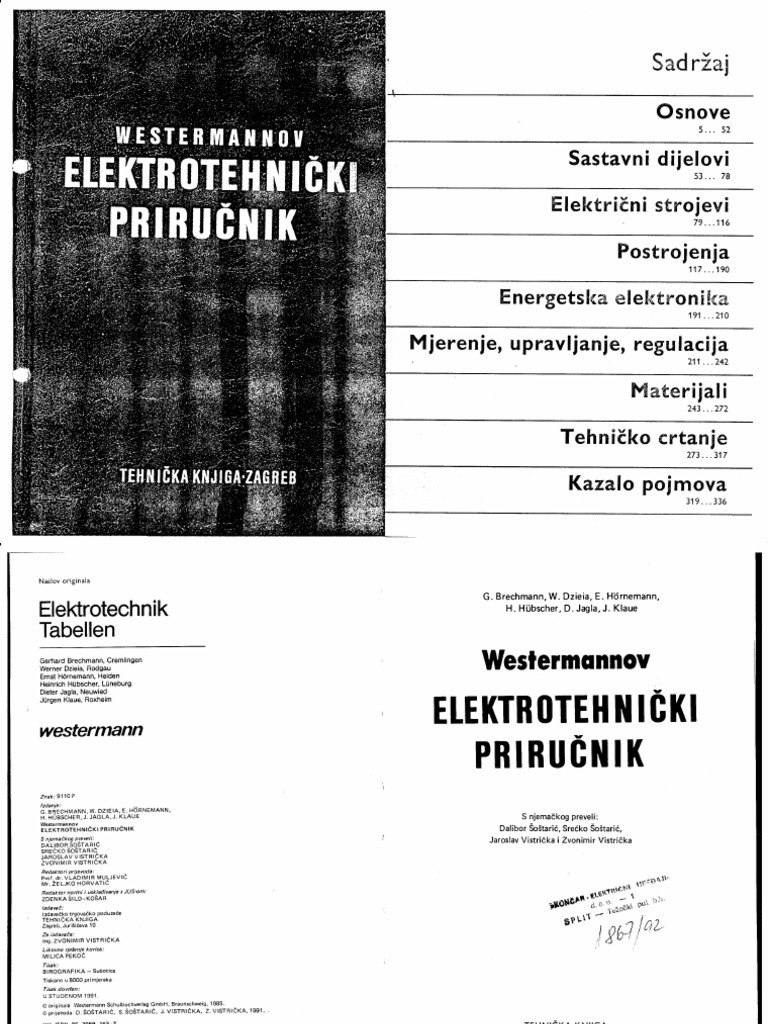 Gova Xxx - Westermannov Elektrotehnicki Prirucnik PDF | PDF