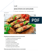 Berenjenas Al Horno Con Carne Picada - Recetasgratis.net