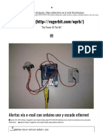 Alertas Vía E-Mail Con Arduino Uno y Escudo Ethernet - RogerBit PDF