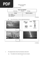 Ujian 1 Sains Form 1 2017-Bi