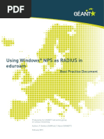 Cbp 13 Using Windows Nps as Radius in Eduroam Final