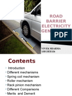 road barrier electricity  generation