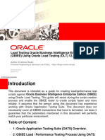 Load Testing Oracle Business Intelligence Enterprise Edition OBIEE Using Oracle Load Testing v2