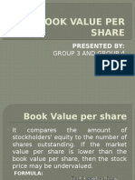 Calculating Book Value Per Share