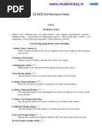 CE6405 Soil Mechanics Notes