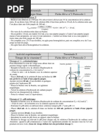 Préparation de solutions en chimie | PDF | Concentration molaire | Chimie