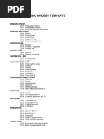 BBC Budget Template