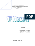 Toma de Decisiones