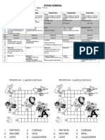 21º Rotina Semanal Do 2º Ano