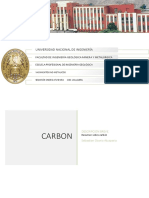 INFORME GEOLOGICO SOBRE CARBON YACIMIENTOS DE MINERALES  NO METALICOS