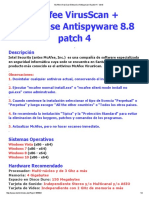 McAfee VirusScan Enterprise Antispyware 8 Patch 4 - Identi