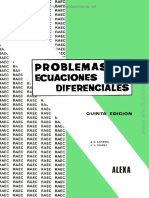 Problemas de Ecuaciones Diferenciales - 5ta Edición - J. C. Lucena y J. L Nuñez PDF