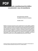 A limitação constitucional do défice-2