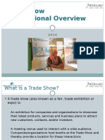 SIF Trade Show Informational Overview