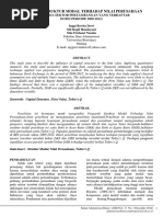 Download Jurnal Pengaruh Struktur Modal Terhadap Nilai Perusahaan by Bima Sakti SN341340895 doc pdf