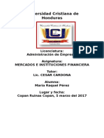 Tarea Mercados e Instituciones Financieras