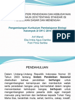 Peraturan Menteri Pendidikan Dan Kebudayaan Nomor 21 Tahun 2016 Tentang Standar Isi Pendidikan Dasar Dan Menengah