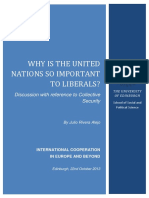 Essay - Why Is The United Nations So Imp PDF