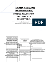 Rencana Kegiatan Mingguan (RKM) Kelompok A SemesteR 1