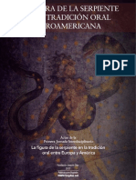 Fundación Joaquín Díaz - La Figura de La Serpiente en La Tradición Oral Iberoamericana. 2017 PDF