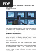 Building Management System (BMS) - Validation Overview