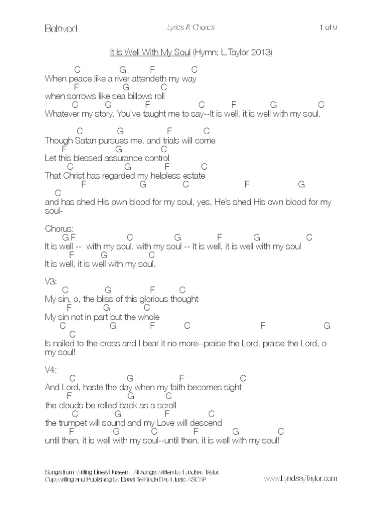 Beloved Lyrics and Chords Collection | PDF