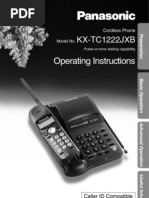 Panasonic KX-TC1222JXB Manual