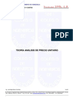 Teoria Analisis de Precio Unitario Mayo 2009