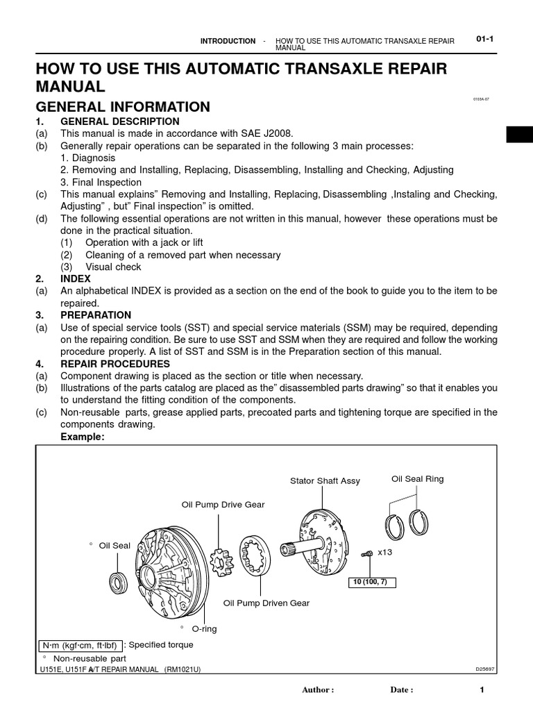 Automatic Transaxle Repair Manual.pdf Automatic Transmission