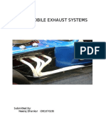 Automobile Exhaust Systems: Submitted By: Neeraj Dhankar (08107028)