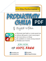 Productivity Chilla Brochure