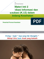 Komunikasi Informasi Dan Edukasi (K.I.E) Dalam Bidang Kesehatan