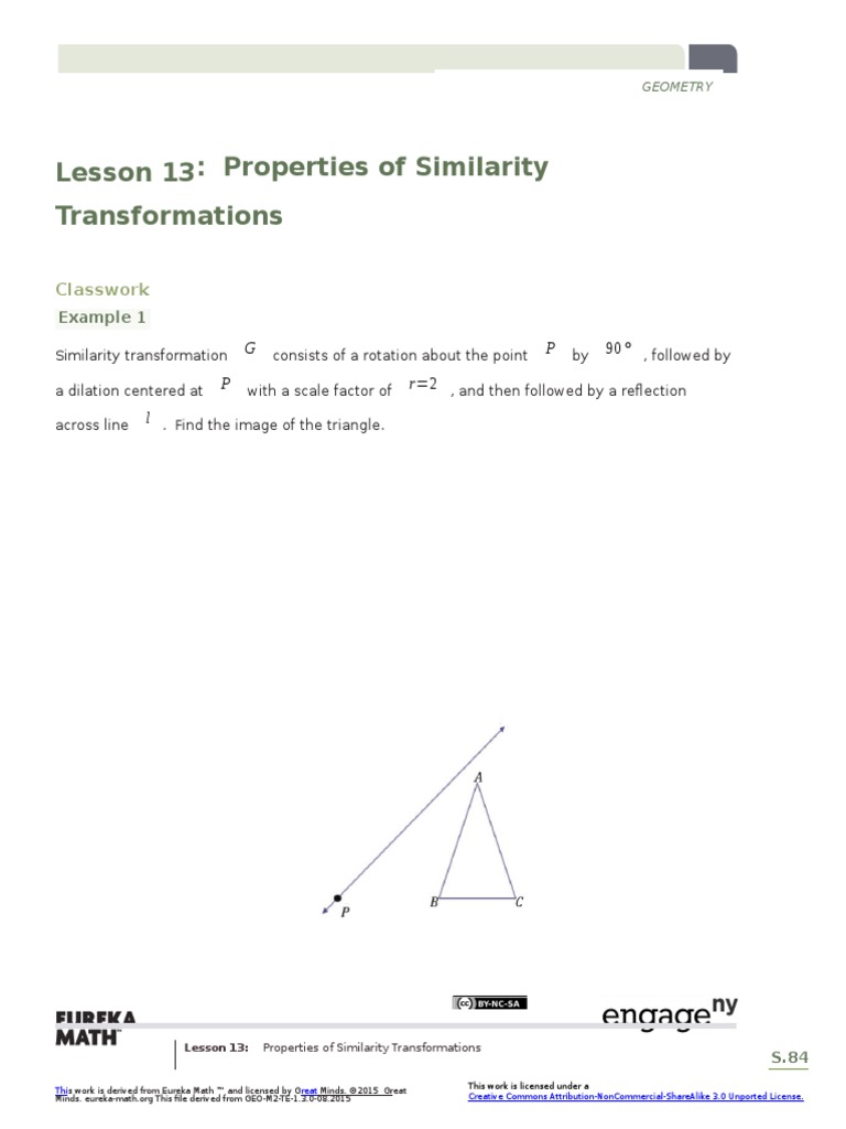 Geometry m2 Topic C Lesson 13 Student | PDF | Common Core State ...