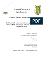 Microscopio de Fuerza Atómica - Equipo 5 - Sistemas de Medición