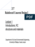 Reinforced Concrete Design Course Introduction