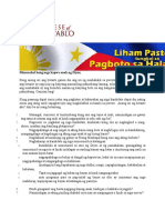 Liham Pastoral Tungkol Sa Pagboto Sa Halalan