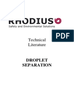 Technical Literature: Droplet Separation