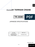 Rough Terrain Crane: Japanese Specifications